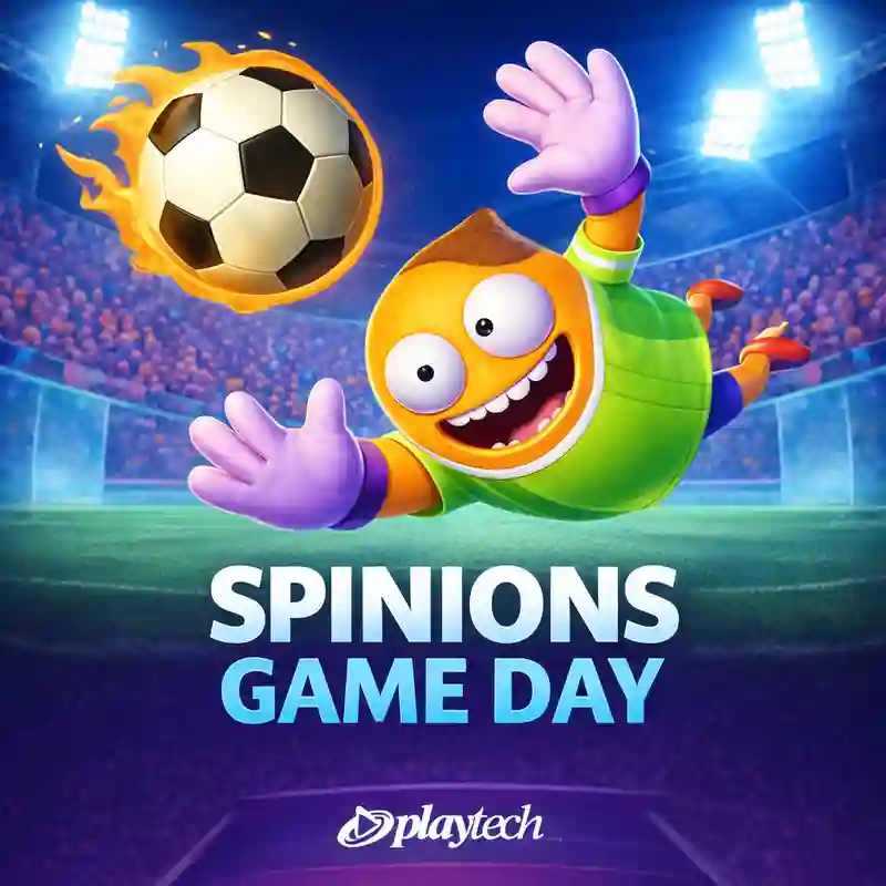 Spinions Game Day high-quality slot game interface